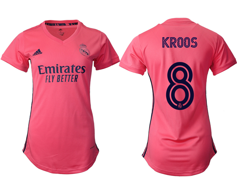 2021 Real Madrid away aaa version women #8 soccer jerseys->youth soccer jersey->Youth Jersey